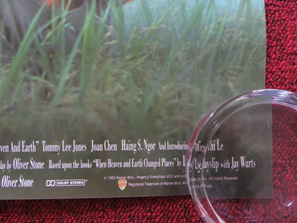 HEAVEN & EARTH VHS VIDEO POSTER OLIVER STONE TOMMY LEE JONES 1993 Rendezvous Cinema Movie posters