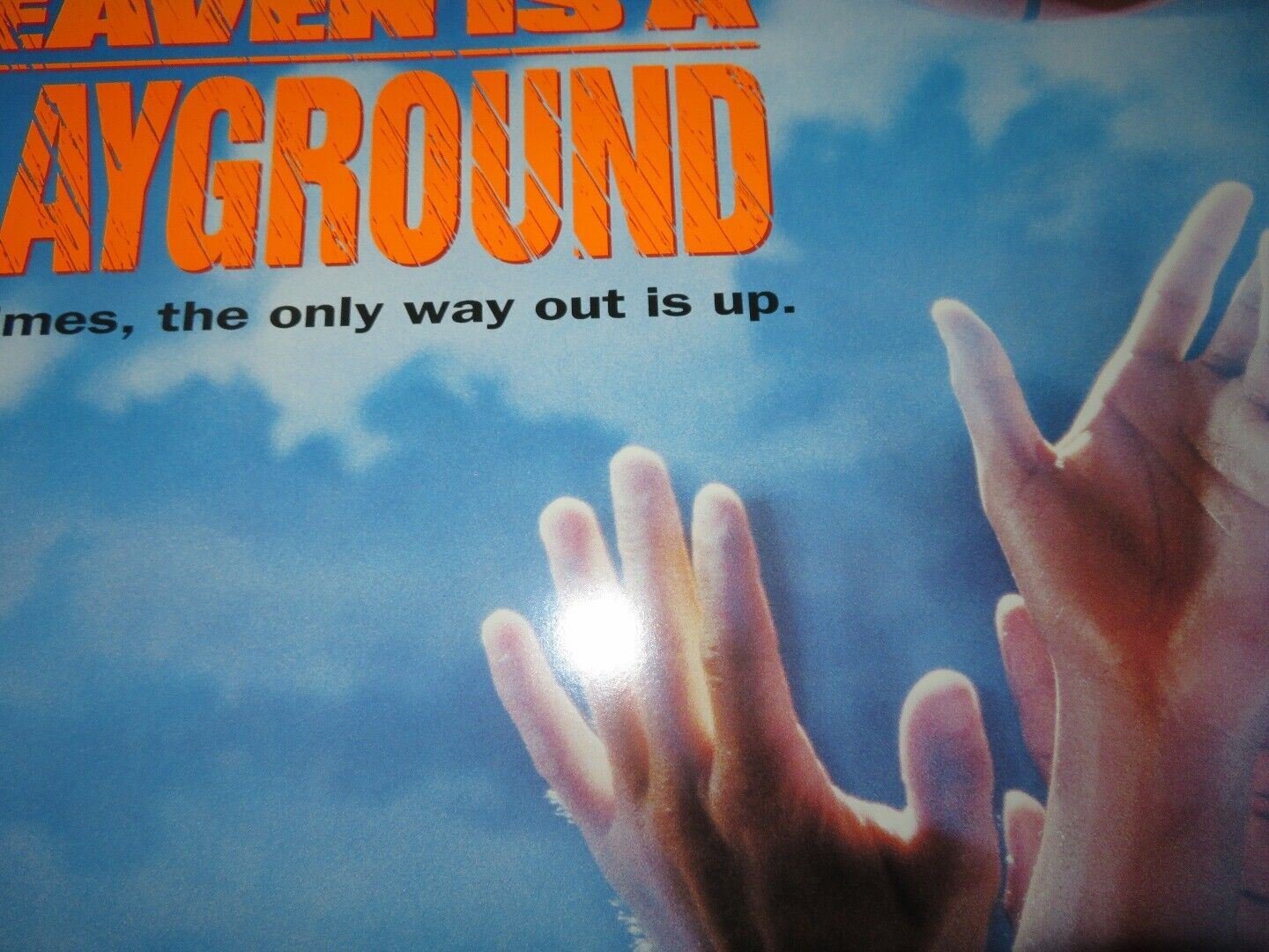 HEAVEN IS A PLAYGROUND US ONE SHEET ROLLED POSTER D.B. SWEENEY 1991 Movie posters