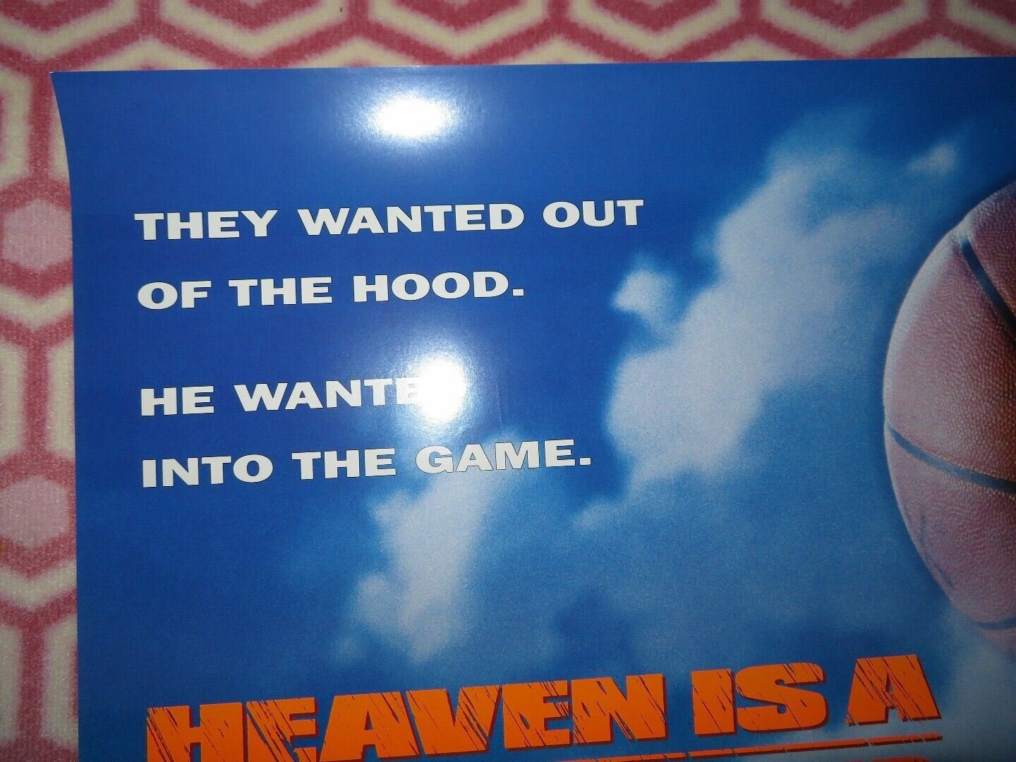 HEAVEN IS A PLAYGROUND US ONE SHEET ROLLED POSTER D.B. SWEENEY 1991 Movie posters