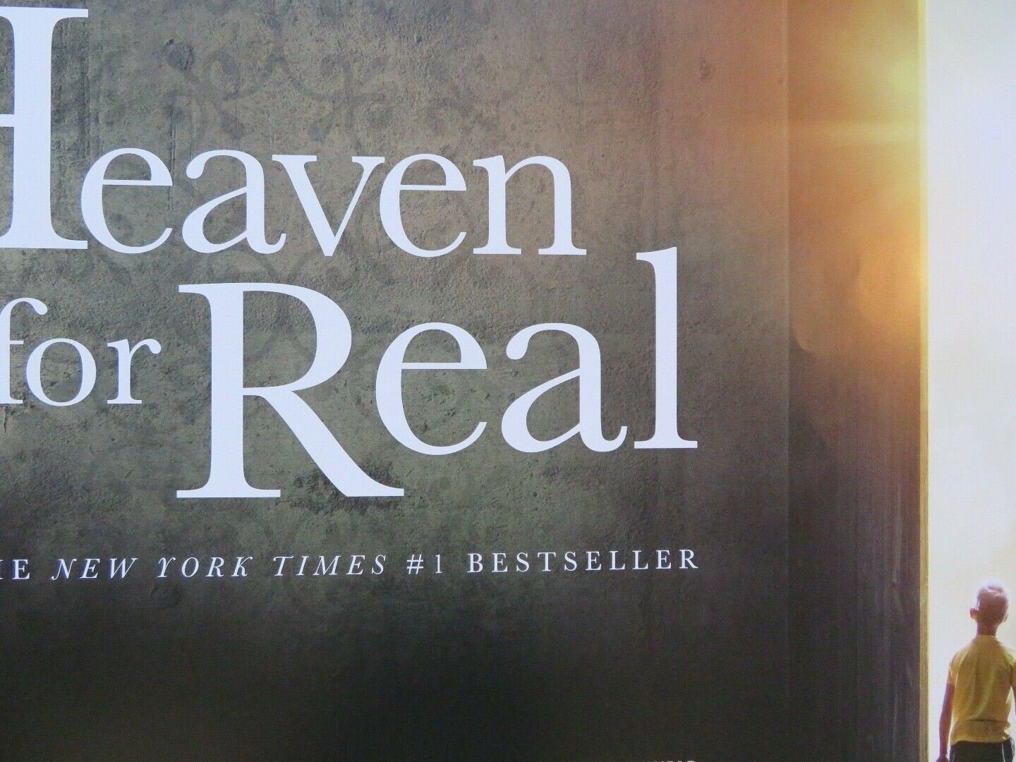 HEAVEN IS FOR REAL QUAD (30"x 40") ROLLED POSTER GREG KINNEAR KELLY REILLY 2014 Rendezvous Cinema Movie posters