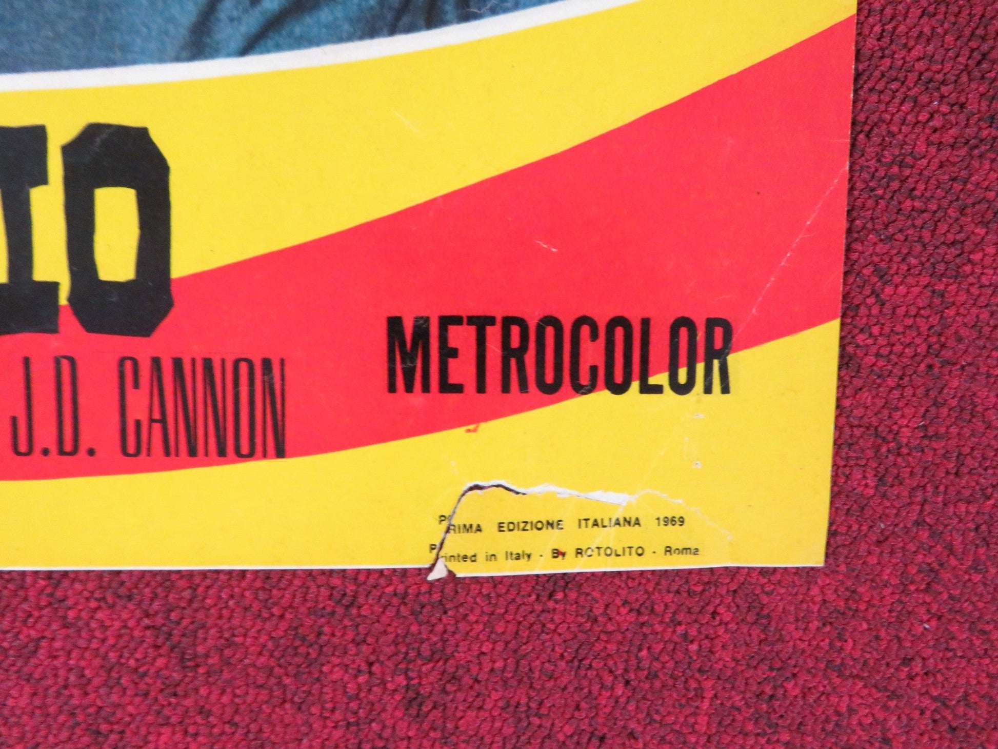 HEAVEN WITH A GUN ITALIAN FOTOBUSTA POSTER GLENN FORD CAROLYN JONES 1969 Rendezvous Cinema Movie posters