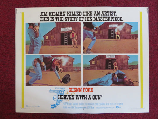 HEAVEN WITH A GUN US HALF SHEET (22"x 28") POSTER GLENN FORD CAROLYN JONES 1969 Rendezvous Cinema Movie posters