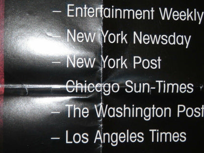 HEAVENLY CREATURES VIDEO laserdisc POSTER FOLDED P JACKSON 1994 Movie posters