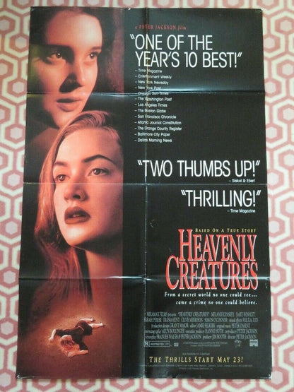 HEAVENLY CREATURES VIDEO laserdisc POSTER FOLDED P JACKSON 1994 Movie posters