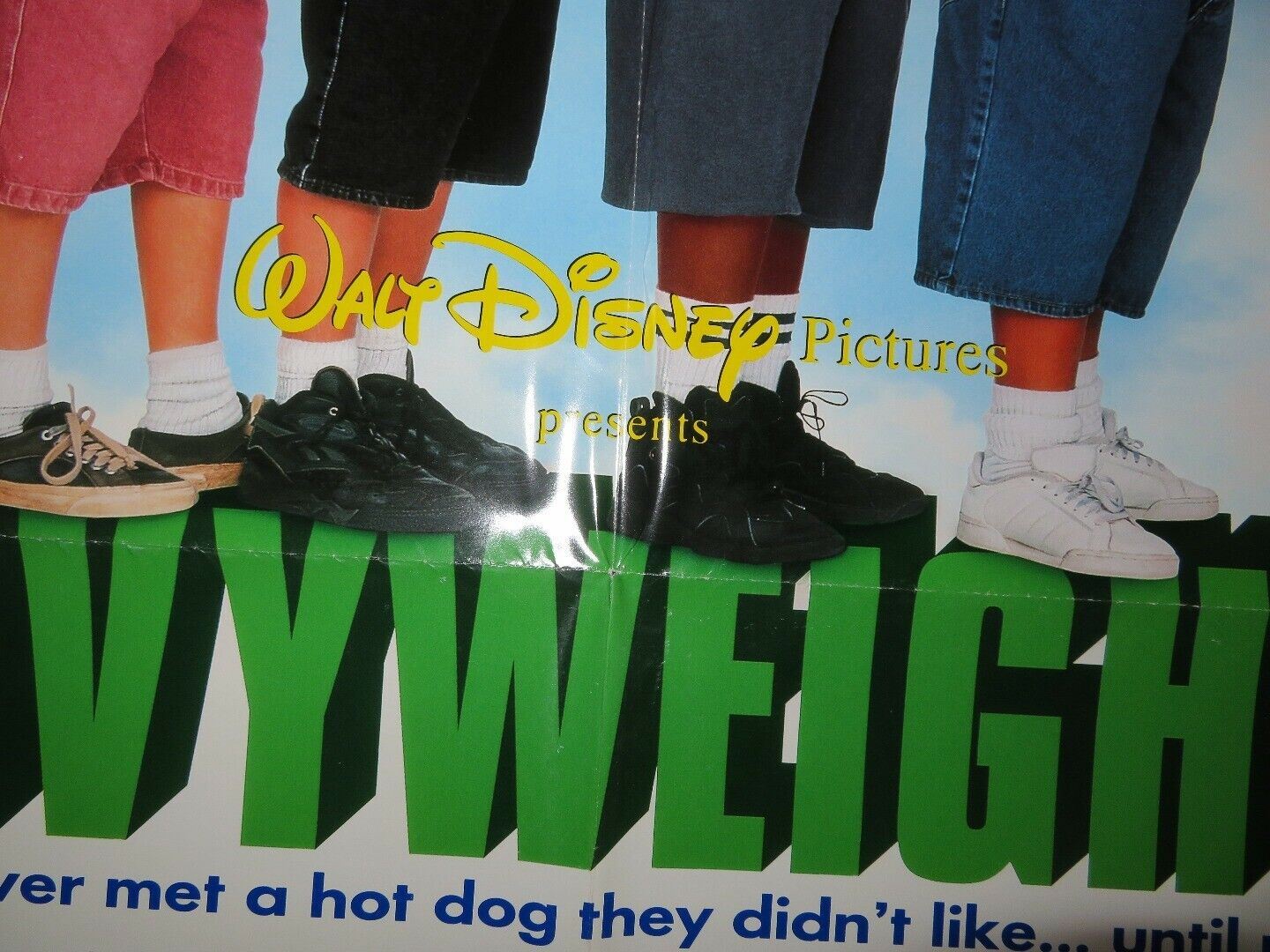 HEAVY WEIGHTS ONE SHEET FOLDED POSTER DISNEY 1995 - Rendezvous Cinema