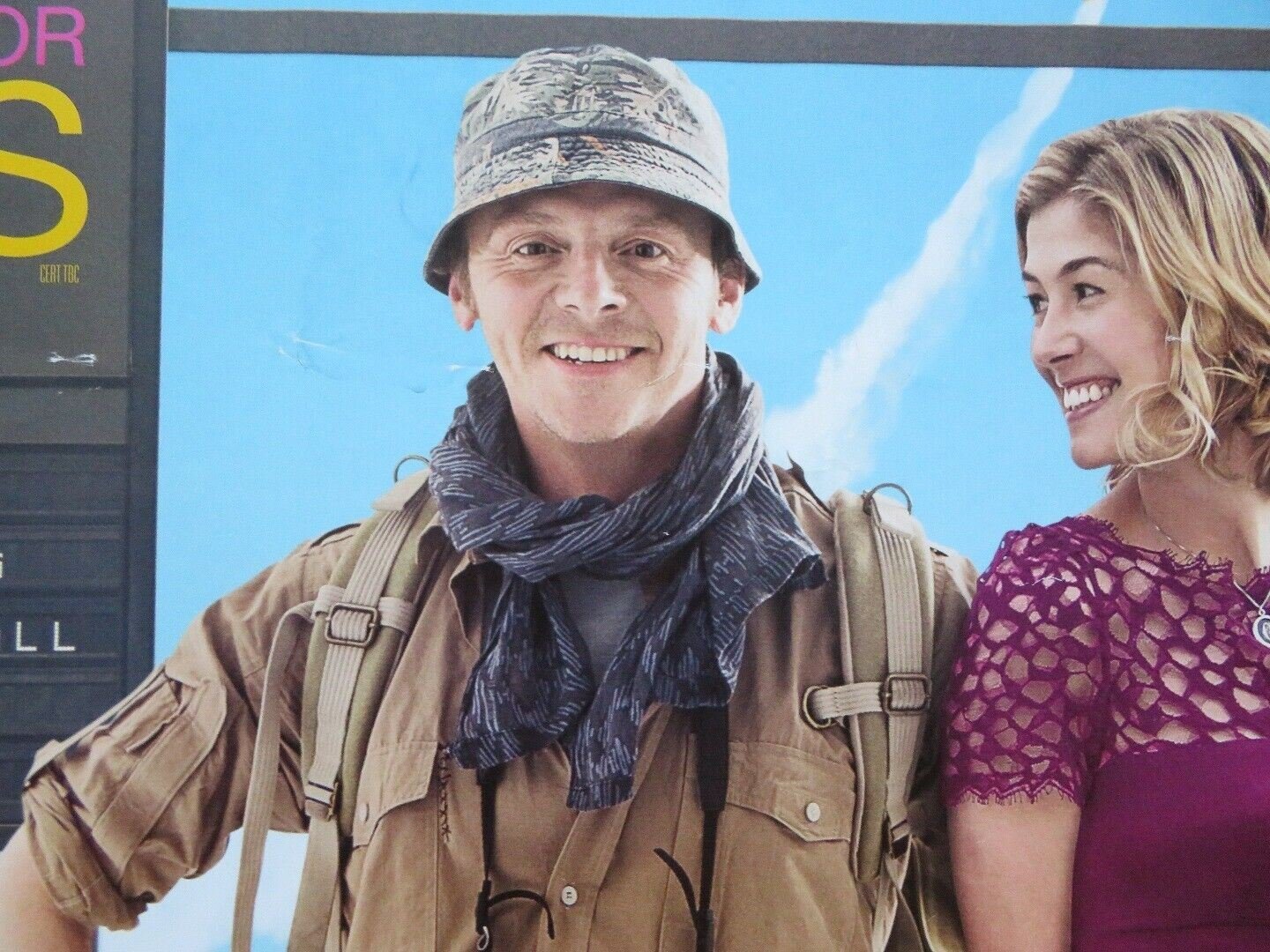 HECTOR ND THE SEARCH FOR HAPPINESS QUAD (30"x 40") ROLLED POSTER SIMON PEGG 2014 Movie posters