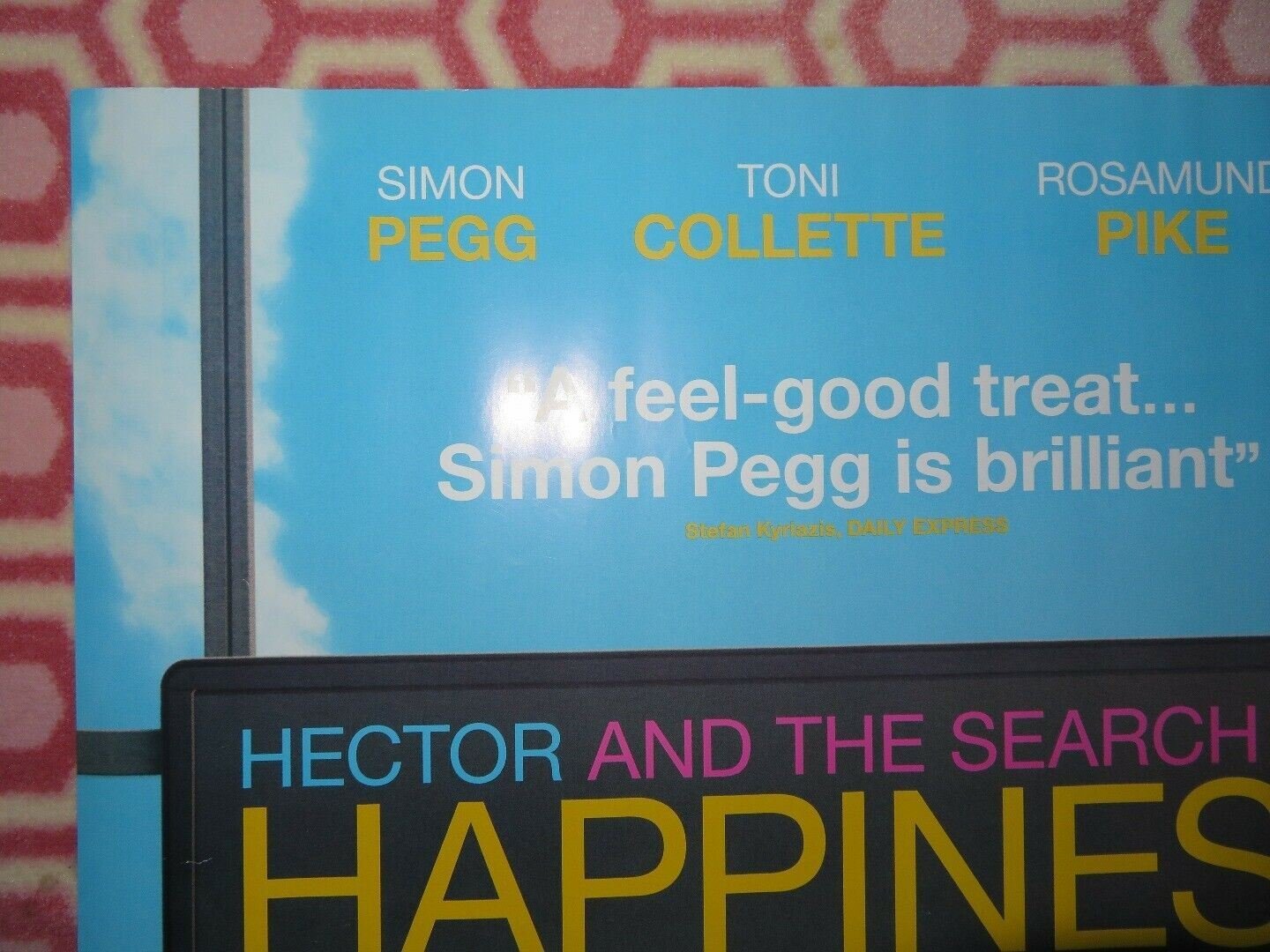 HECTOR ND THE SEARCH FOR HAPPINESS QUAD (30"x 40") ROLLED POSTER SIMON PEGG 2014 Movie posters
