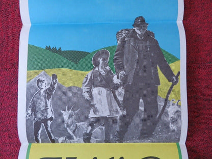 HEIDI AND PETER FOLDED AUSTRALIAN DAYBILL POSTER HEINRICH GRETLER 1955 - Rendezvous Cinema