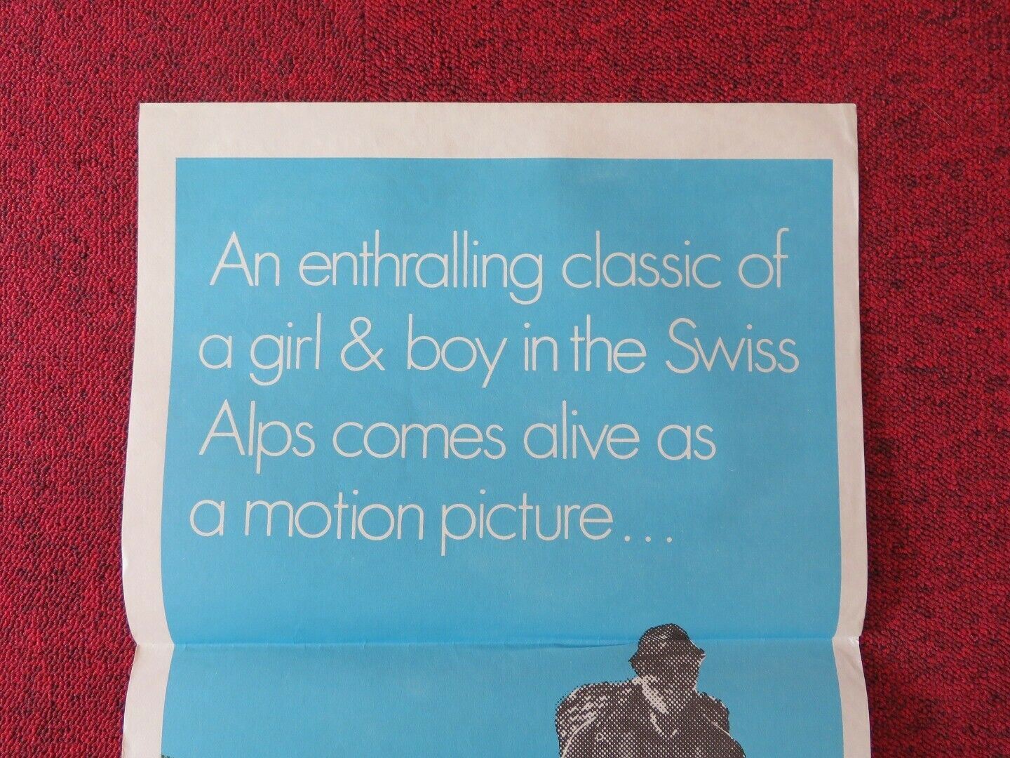 HEIDI AND PETER FOLDED AUSTRALIAN DAYBILL POSTER HEINRICH GRETLER 1955 - Rendezvous Cinema