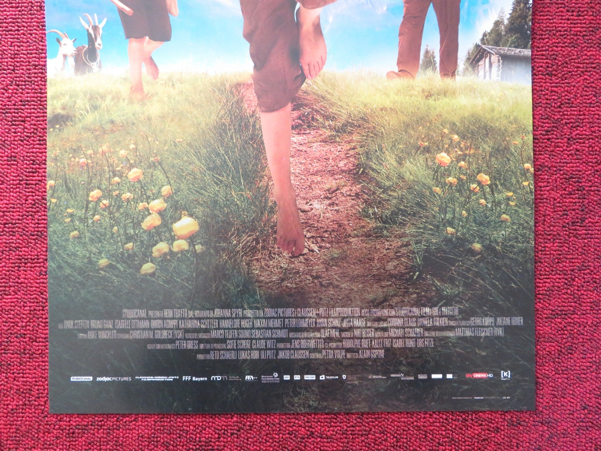 HEIDI ITALIAN LOCANDINA POSTER BRUNO GANZ ANUK STEFFEN 2015 Rendezvous Cinema Movie posters