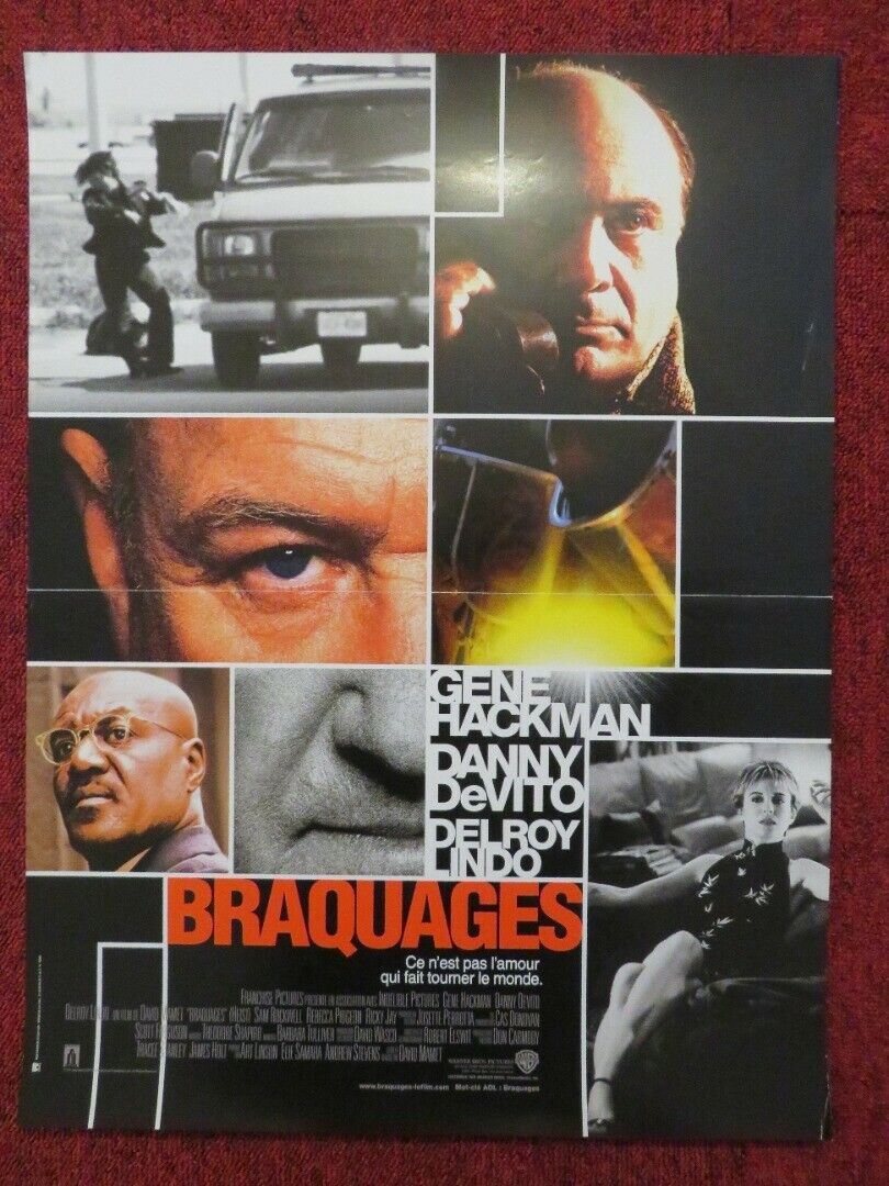 HEIST FRENCH (15"x 21") POSTER GENE HACKMAN DANNY DEVITO 2001 Movie posters