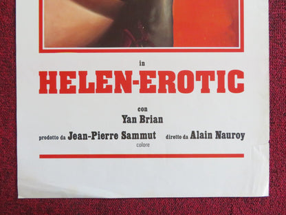 HELEN - EROTIC ITALIAN LOCANDINA POSTER VAKERIE BOISGEL 1980s Rendezvous Cinema Movie posters