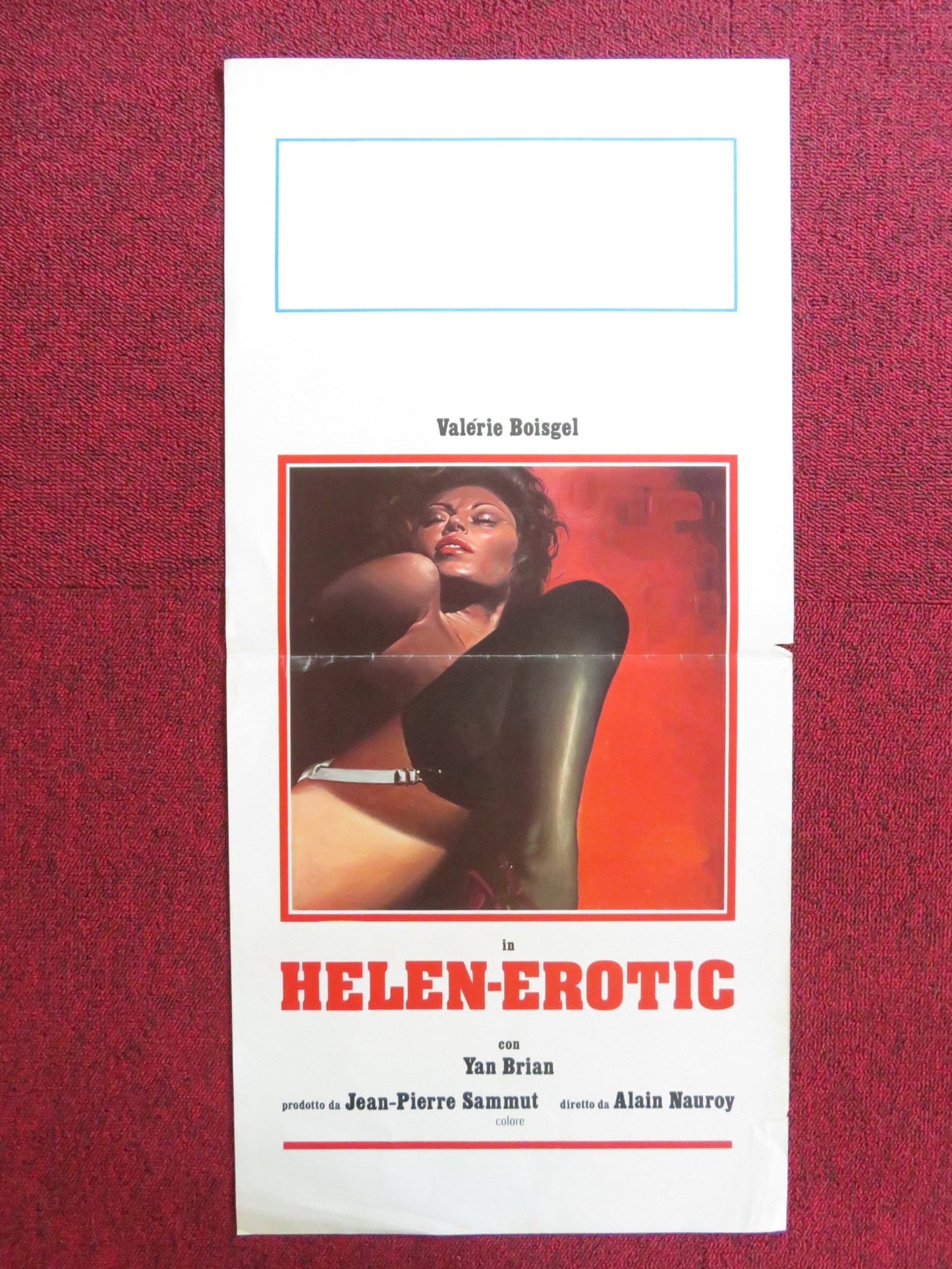 HELEN - EROTIC ITALIAN LOCANDINA POSTER VAKERIE BOISGEL 1980s Rendezvous Cinema Movie posters
