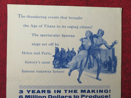 HELEN OF TROY US INSERT (14"x 36") POSTER ROSSANA PODESTA 1959 Movie posters