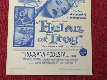 HELEN OF TROY US INSERT (14"x 36") POSTER ROSSANA PODESTA 1959 Movie posters