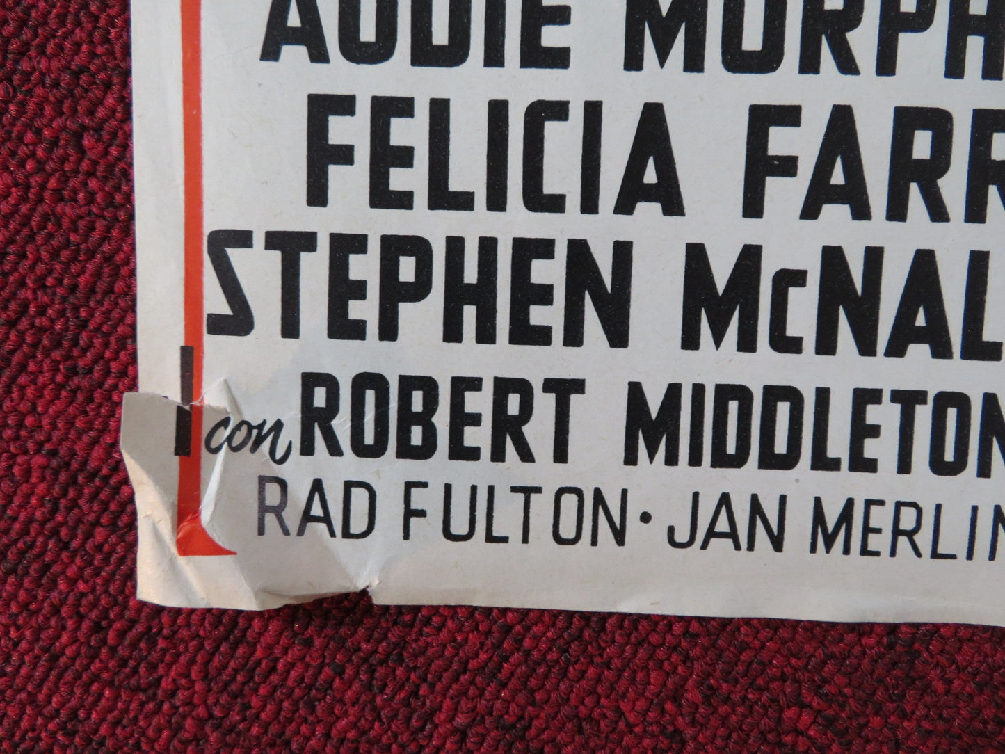 HELL BENT FOR LEATHER / DUELLO TRA LE ROCCE - C ITALIAN FOTOBUSTA POSTER 1969 Rendezvous Cinema Movie posters