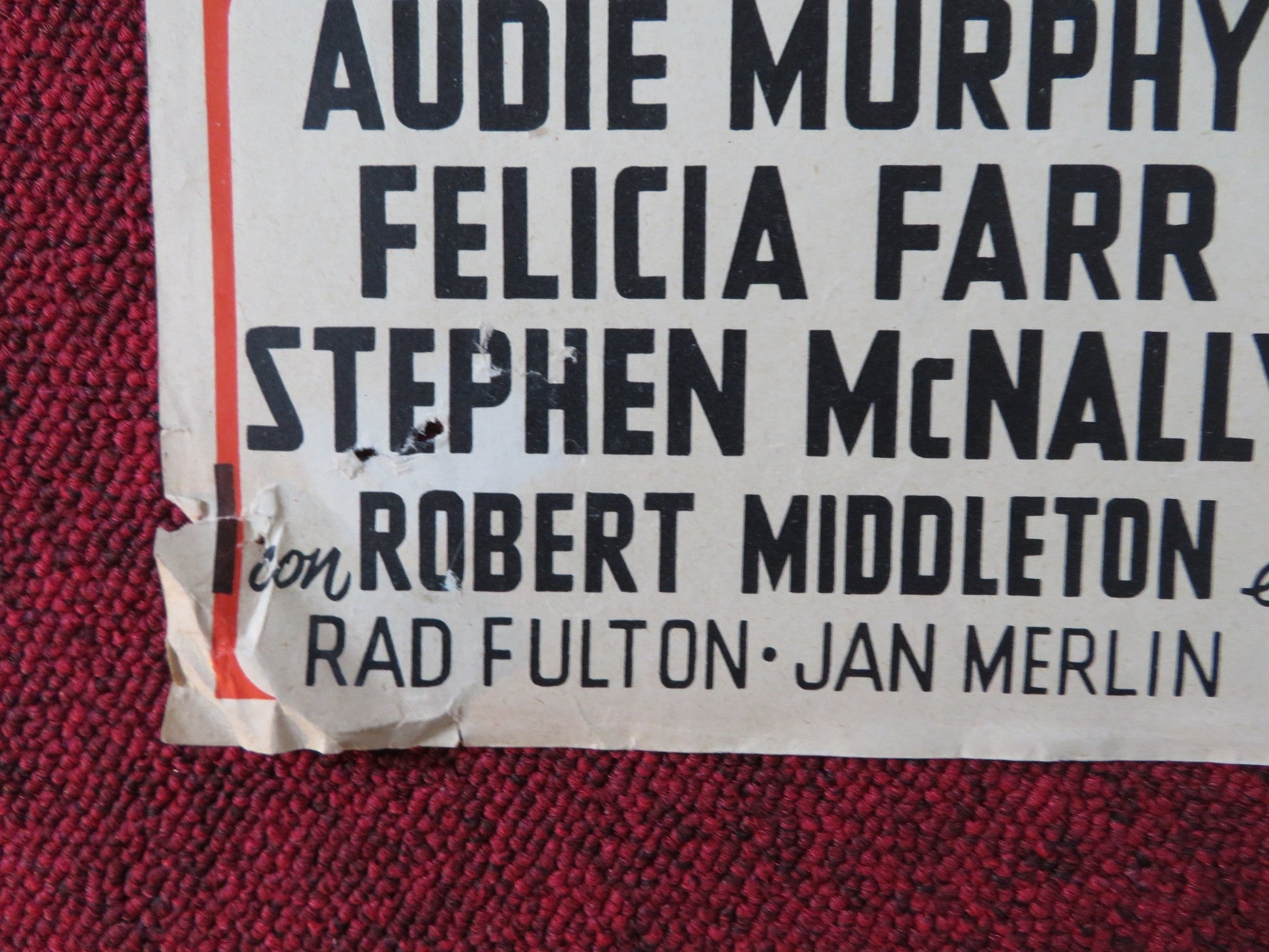 HELL BENT FOR LEATHER / DUELLO TRA LE ROCCE - D ITALIAN FOTOBUSTA POSTER 1969 Rendezvous Cinema Movie posters