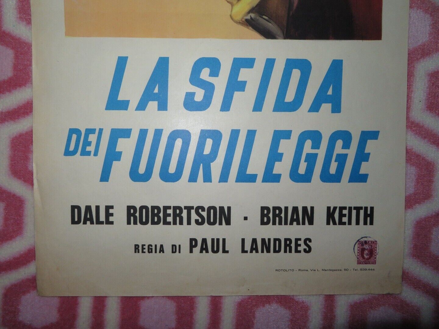 Hell Canyon Outlaws ITALIAN LOCANDINA (27.5"x12.5") POSTER D ROBERTSON 1957 Movie posters