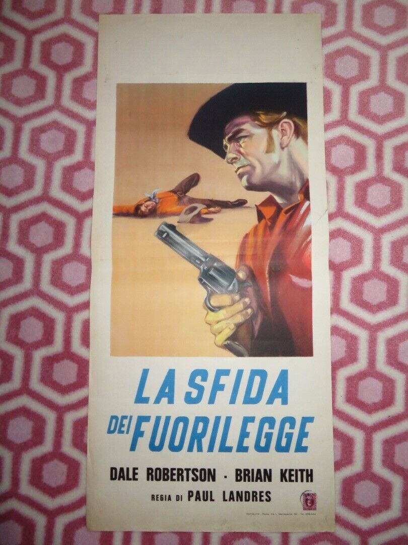 Hell Canyon Outlaws ITALIAN LOCANDINA (27.5"x12.5") POSTER D ROBERTSON 1957 Movie posters