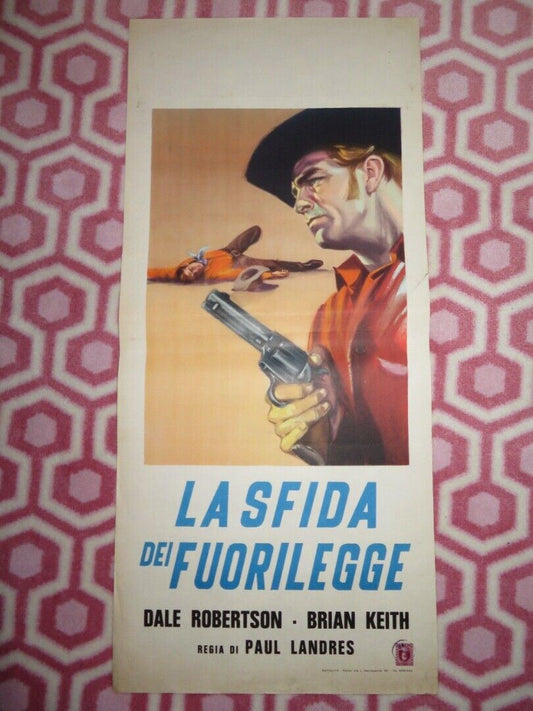 Hell Canyon Outlaws ITALIAN LOCANDINA (27.5"x12.5") POSTER D ROBERTSON 1957 Movie posters