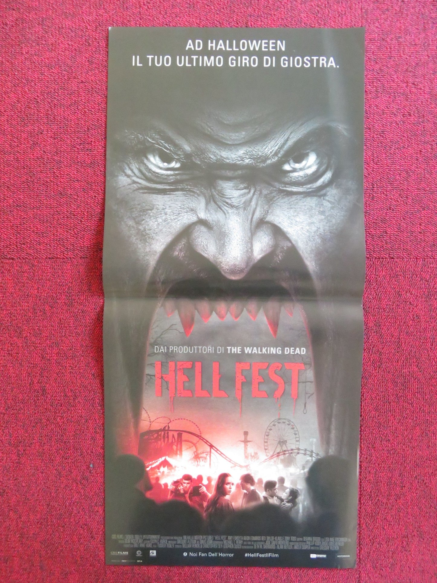 HELL FEST ITALIAN LOCANDINA POSTER AMY FORSYTH REIGN EDWARDS 2018 Rendezvous Cinema Movie posters