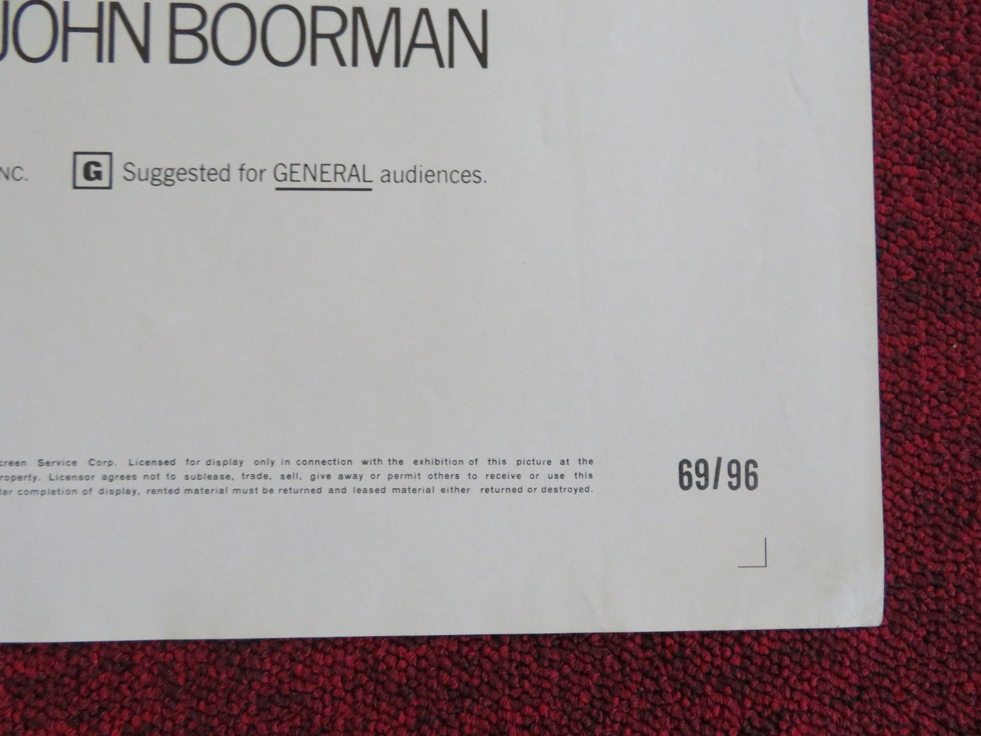 HELL IN THE PACIFIC FOLDED US ONE SHEET POSTER LEE MARVIN TOSHIRO MIFUNE 1969 Rendezvous Cinema Movie posters