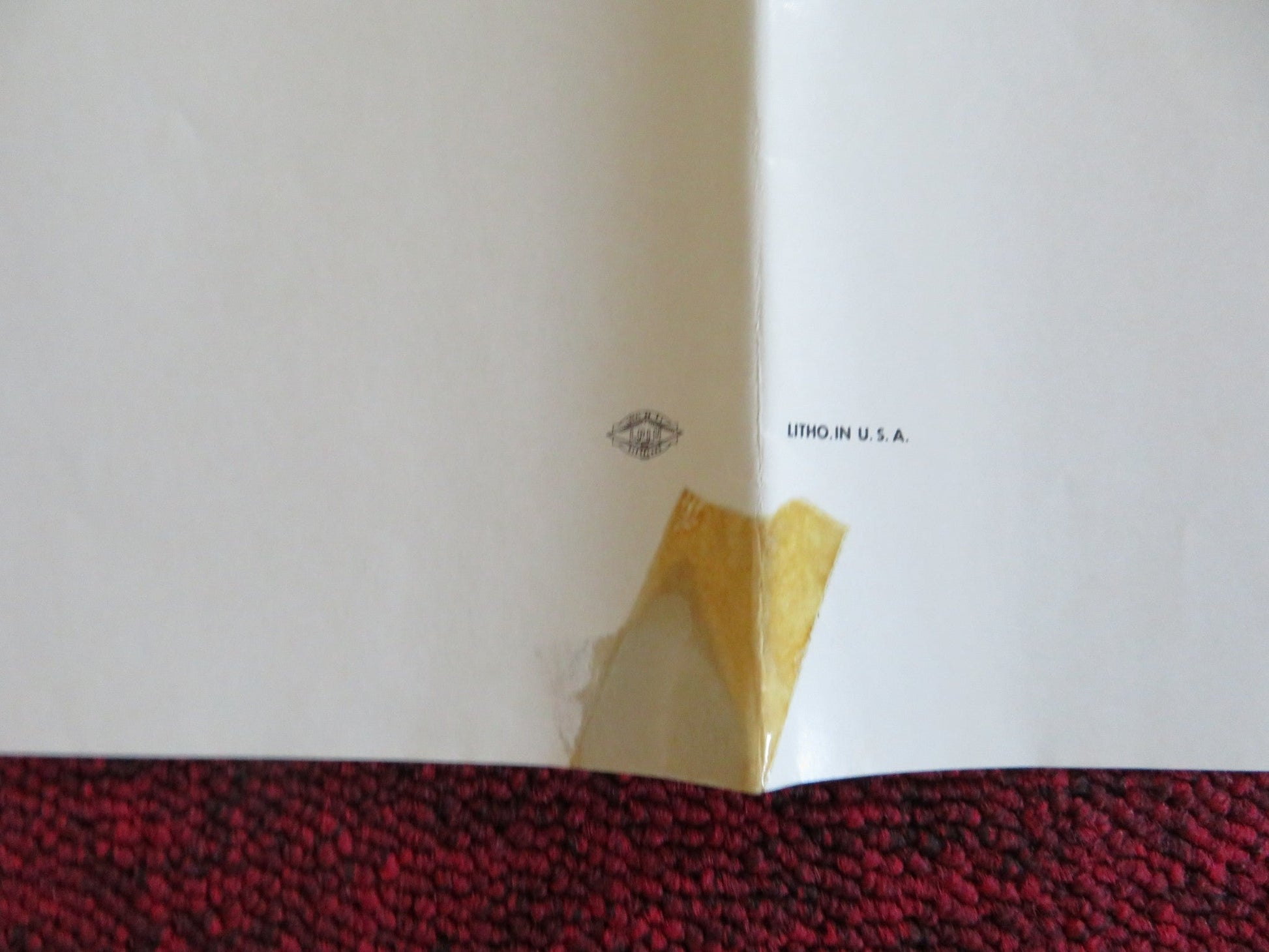 HELL IN THE PACIFIC FOLDED US ONE SHEET POSTER LEE MARVIN TOSHIRO MIFUNE 1969 Rendezvous Cinema Movie posters