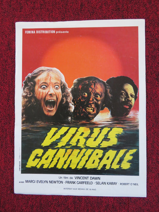 HELL OF THE LIVING DEAD FRENCH PRESS SHEET BRUNO MATTEI VINCENT DAWN Rendezvous Cinema Movie posters