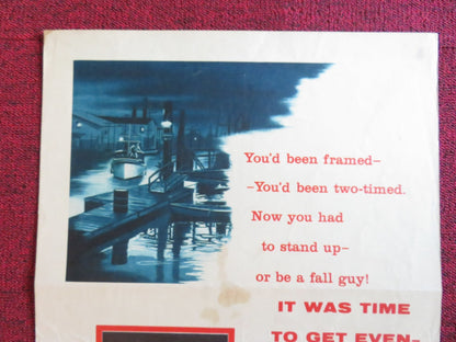 HELL ON FRISCO BAY US INSERT (14"x 36") POSTER ALAN LADD EDWARD G. ROBINSON 1956 Rendezvous Cinema Movie posters