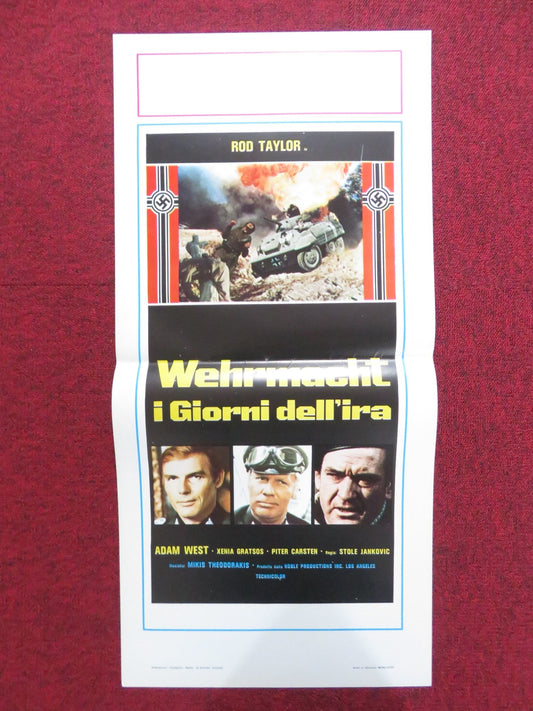 HELL RIVER ITALIAN LOCANDINA POSTER ROD TAYLOR ADAM WEST 1977 Rendezvous Cinema Movie posters