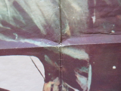 HELL SQUAD FOLDED US ONE SHEET POSTER WALLY CAMPO BRANDON CARROLL 1958 Movie posters