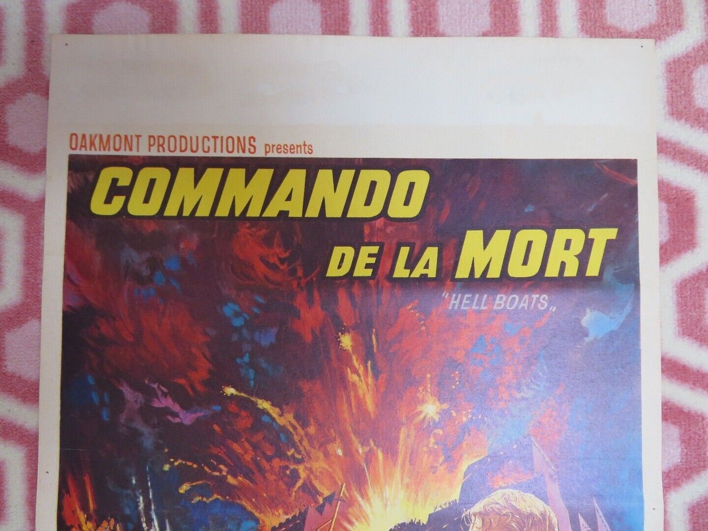 HELLBOATS BELGIUM (21"x 14) POSTER JAMES FRANCISCUS 1970 Movie posters