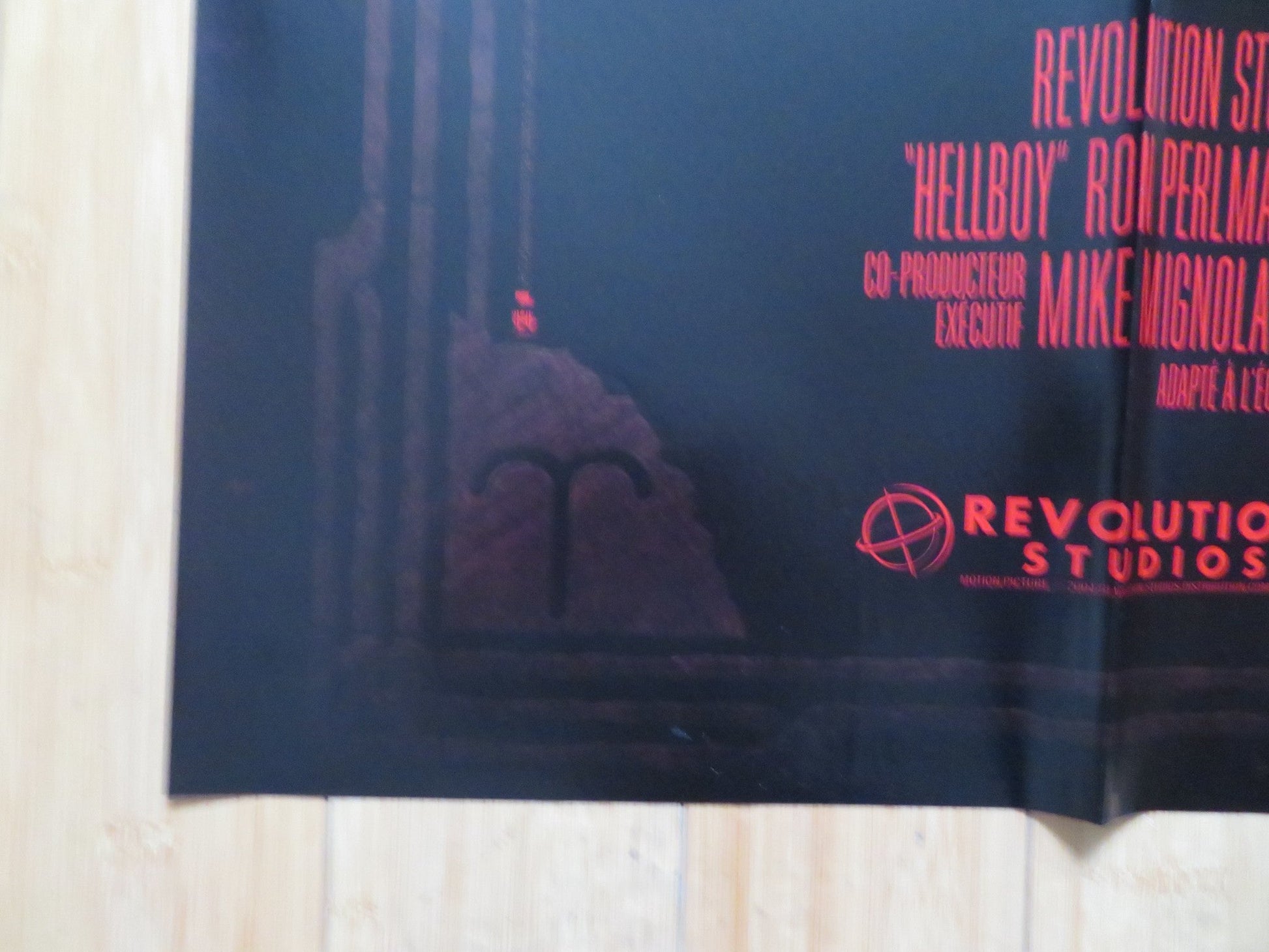 HELLBOY FRENCH GRANDE POSTER RON PERLMAN JOHN HURT 2004 Rendezvous Cinema Movie posters