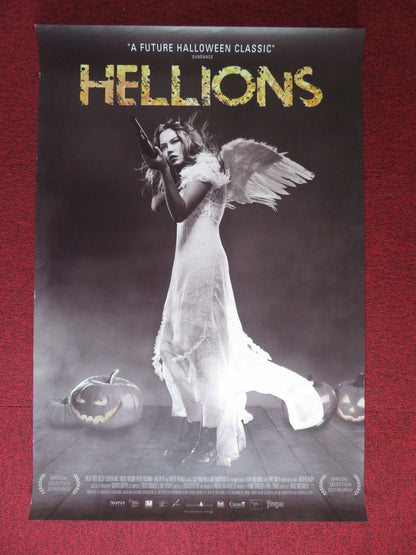 HELLIONS UK ONE SHEET ROLLED POSTER CHLOE ROSE RACHEL WILSON 2015 Rendezvous Cinema Movie posters