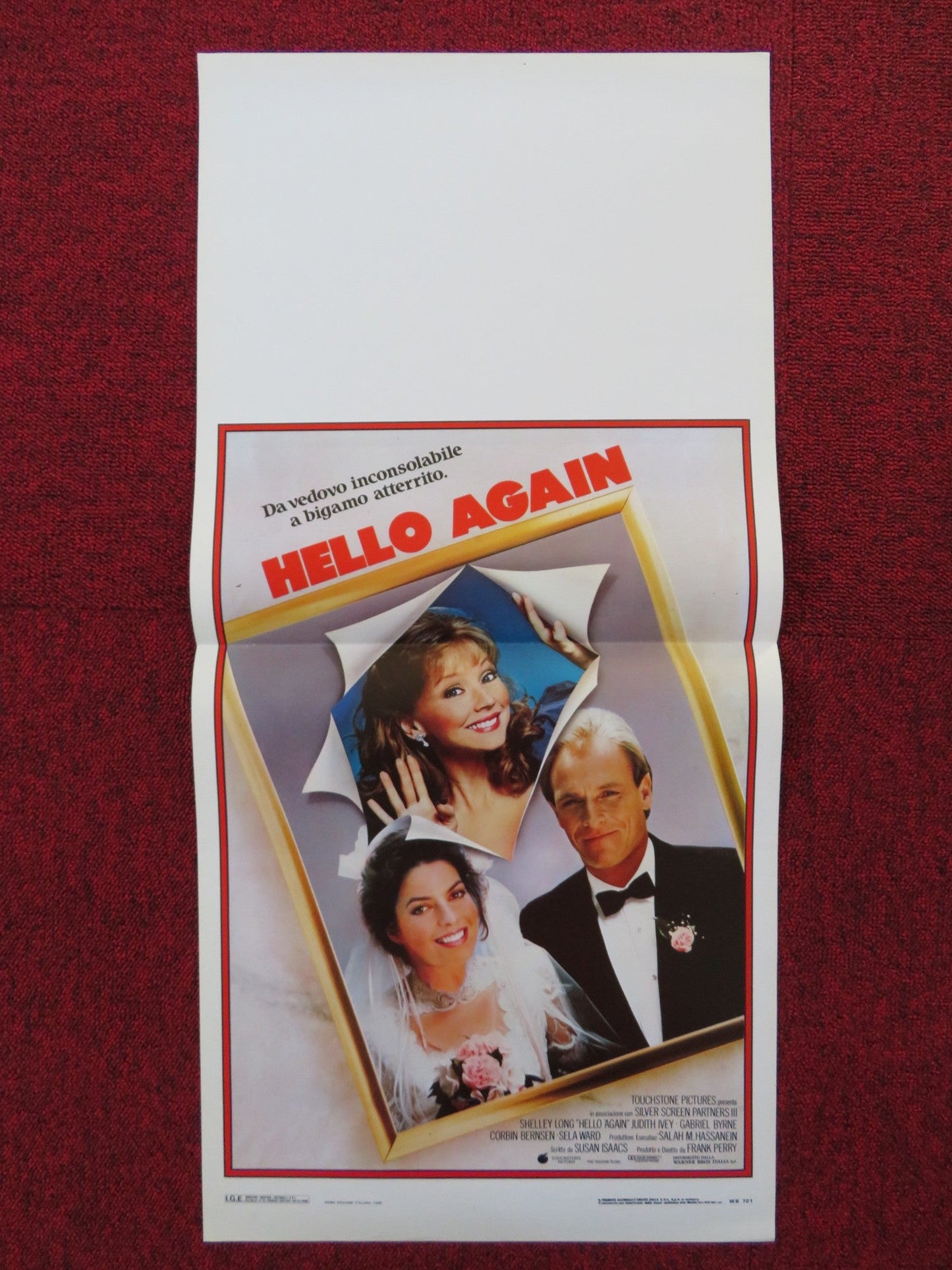 HELLO AGAIN ITALIAN LOCANDINA POSTER SHELLEY LONG JUDITH IVEY 1988 Rendezvous Cinema Movie posters