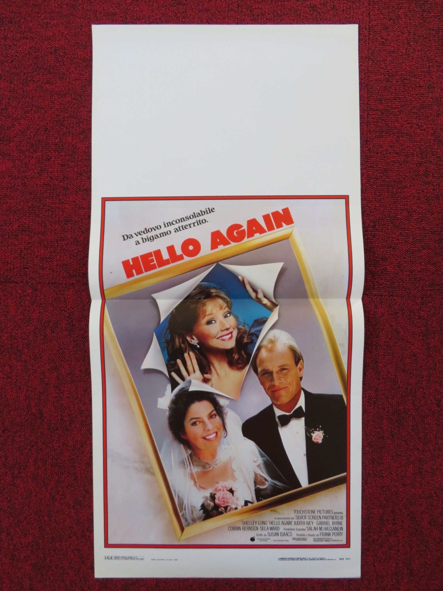 HELLO AGAIN ITALIAN LOCANDINA POSTER SHELLEY LONG JUDITH IVEY 1988 Rendezvous Cinema Movie posters