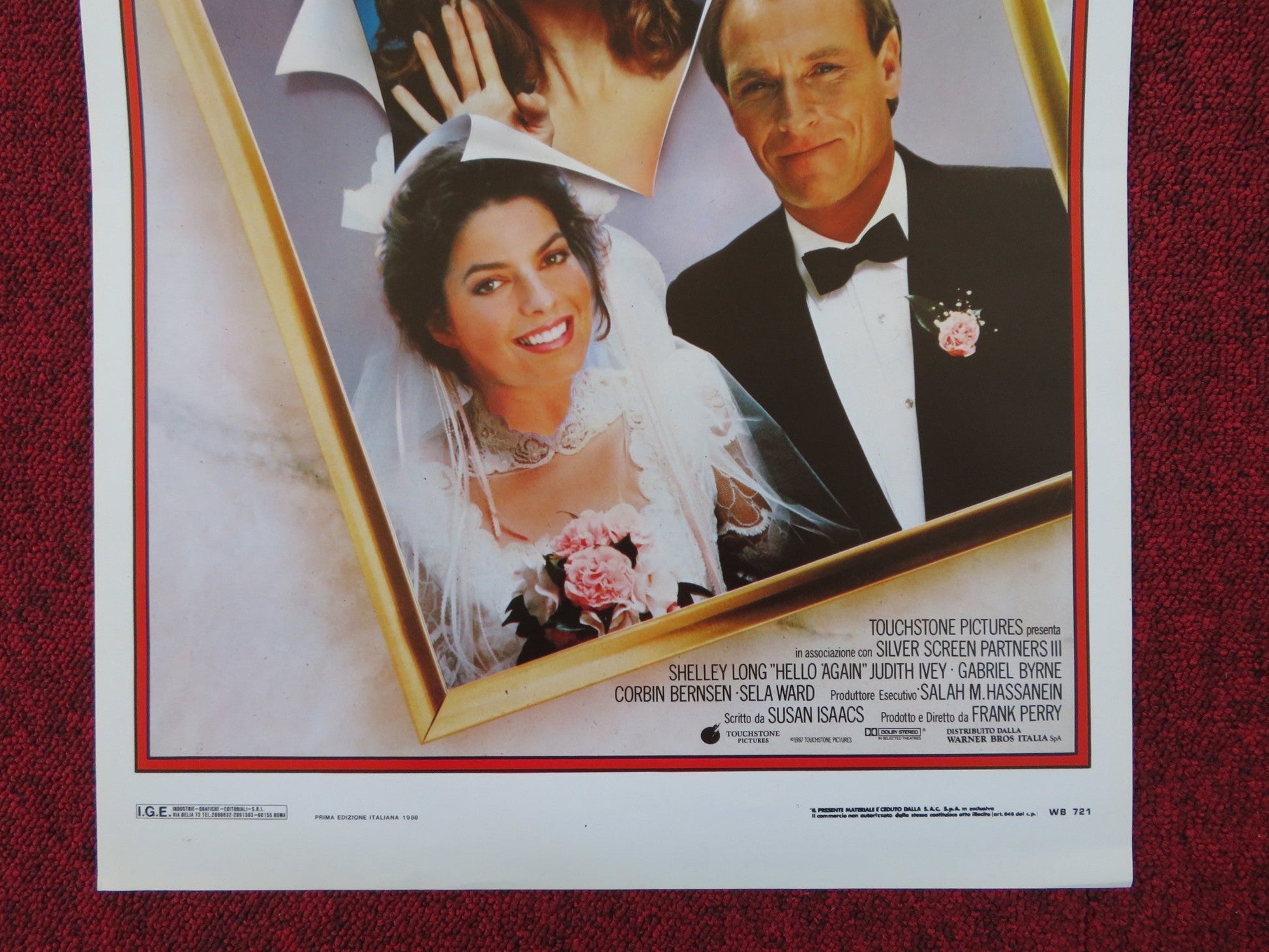 HELLO AGAIN ITALIAN LOCANDINA POSTER SHELLEY LONG JUDITH IVEY 1988 Rendezvous Cinema Movie posters