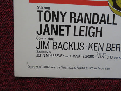 HELLO DOWN THERE US HALF SHEET (22"x 28") POSTER TONY RANDALL JANET LEIGH 1969 Rendezvous Cinema Movie posters