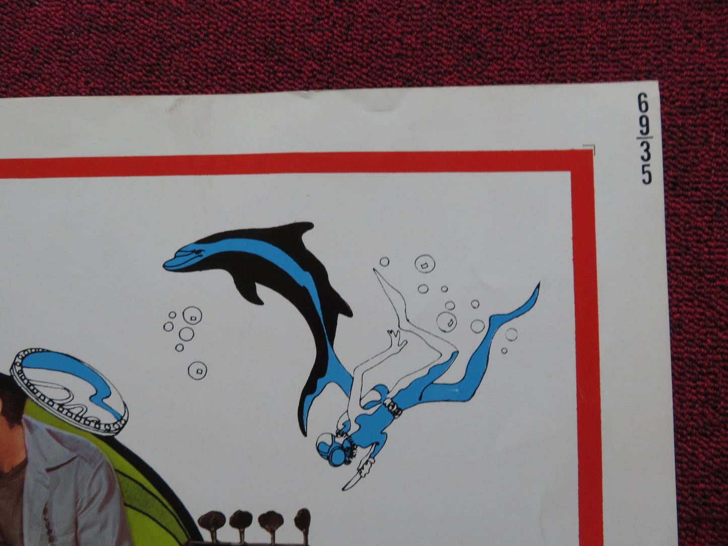 HELLO DOWN THERE US HALF SHEET (22"x 28") POSTER TONY RANDALL JANET LEIGH 1969 Rendezvous Cinema Movie posters