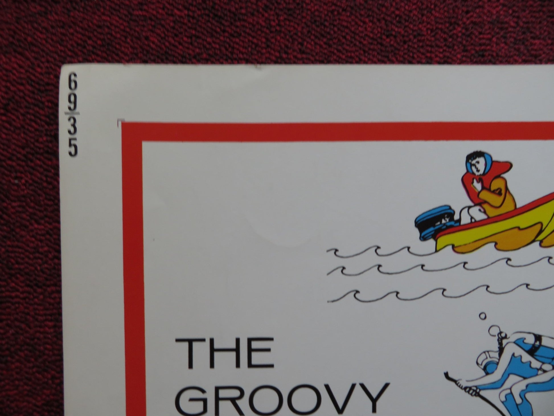 HELLO DOWN THERE US HALF SHEET (22"x 28") POSTER TONY RANDALL JANET LEIGH 1969 Rendezvous Cinema Movie posters