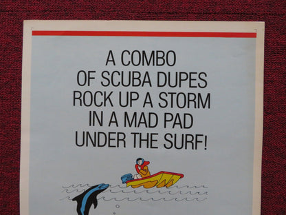 HELLO DOWN THERE US INSERT (14"x 36") POSTER TONY RANDALL JANET LEIGH 1969 Rendezvous Cinema Movie posters