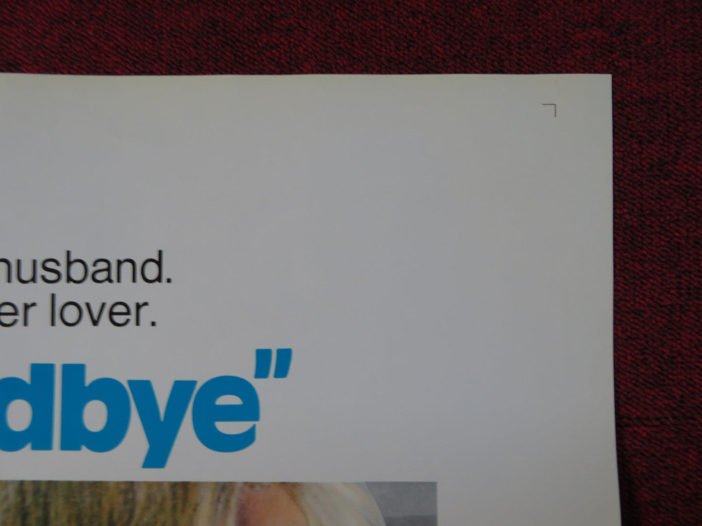 HELLO GOODBYE FOLDED US ONE SHEET POSTER MICHAEL CRAWFORD CURT JURGENS 1970 Rendezvous Cinema Movie posters