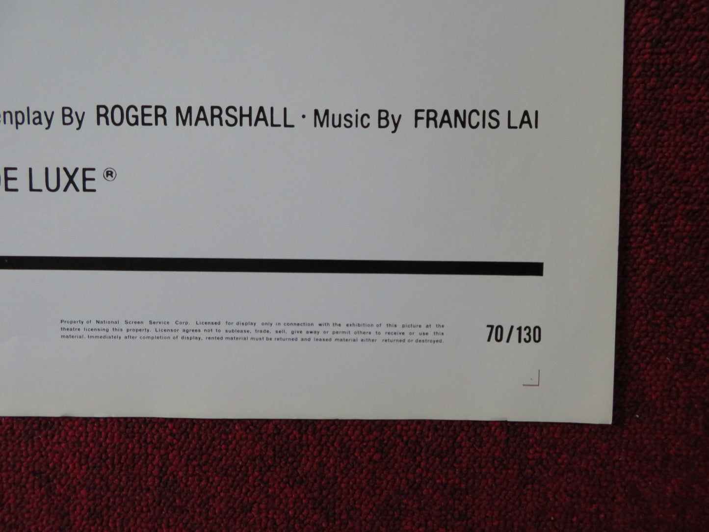 HELLO GOODBYE FOLDED US ONE SHEET POSTER MICHAEL CRAWFORD CURT JURGENS 1970 Rendezvous Cinema Movie posters