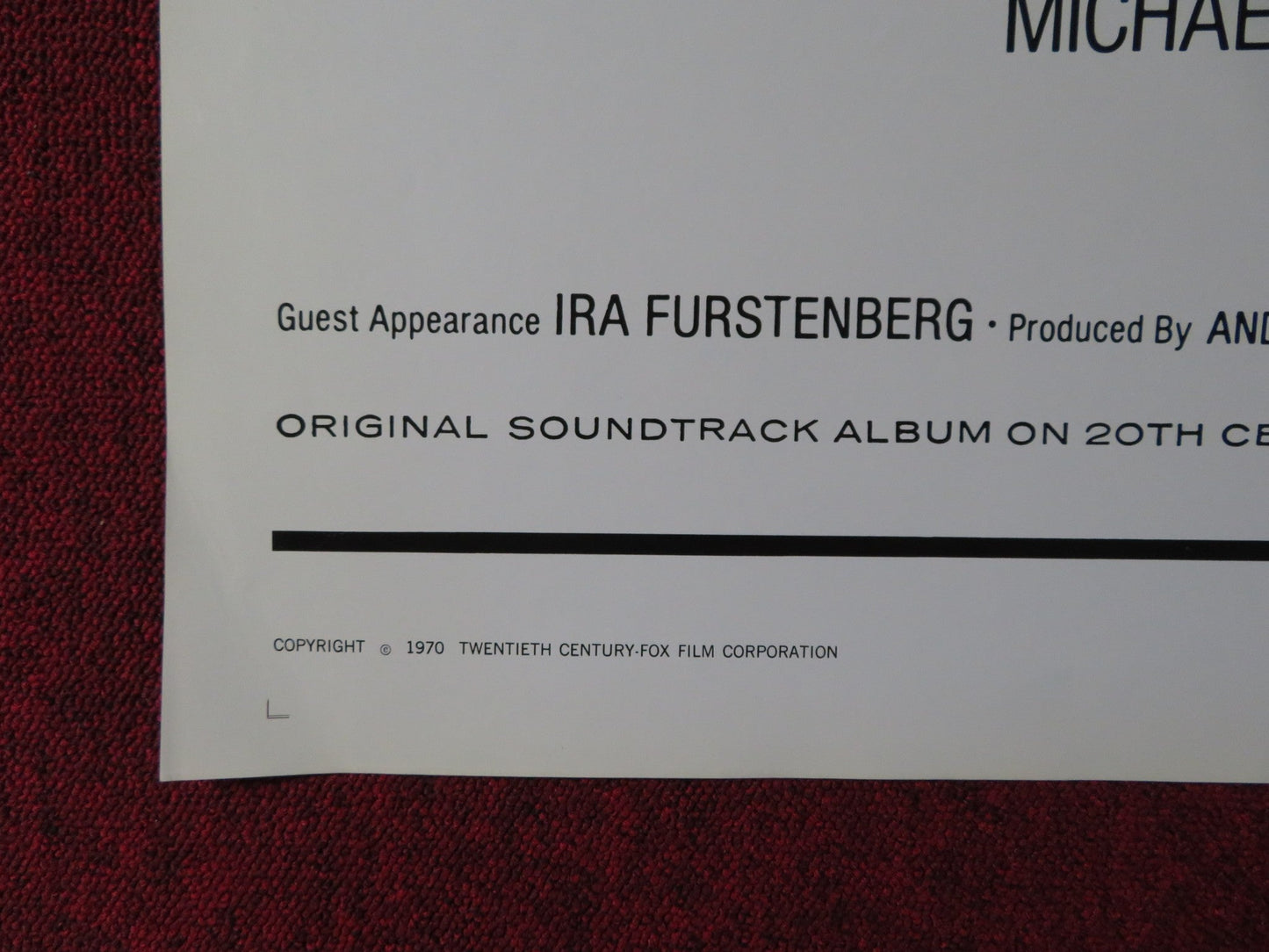 HELLO GOODBYE FOLDED US ONE SHEET POSTER MICHAEL CRAWFORD CURT JURGENS 1970 Rendezvous Cinema Movie posters