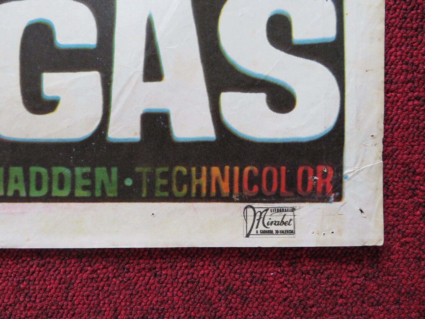 HELL'S ANGELS '69 SPANISH ROLLED POSTER TOM STERN JEREMY SLATE 1969 Movie posters