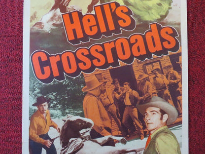 HELL'S CROSSROADS US INSERT (14"x 36") POSTER STEPHEN MCNALLY PEGGY CASTLE 1957 - Rendezvous Cinema