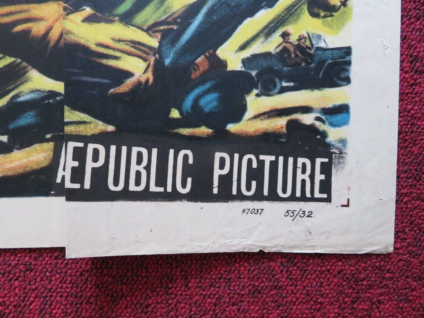 HELL'S OUTPOST US ONE SHEET POSTER ROD CAMERON JOAN LESLIE 1955 Movie posters