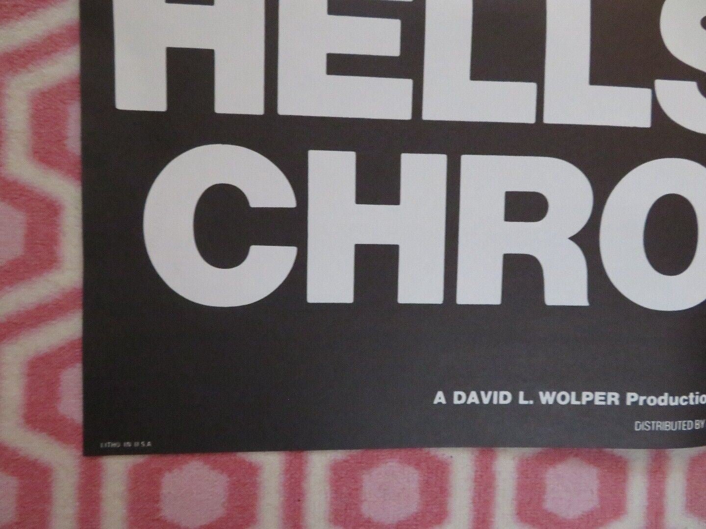 HELSTROM CHRONICLE US ONE SHEET POSTER WALON GREEN 1971 Movie posters