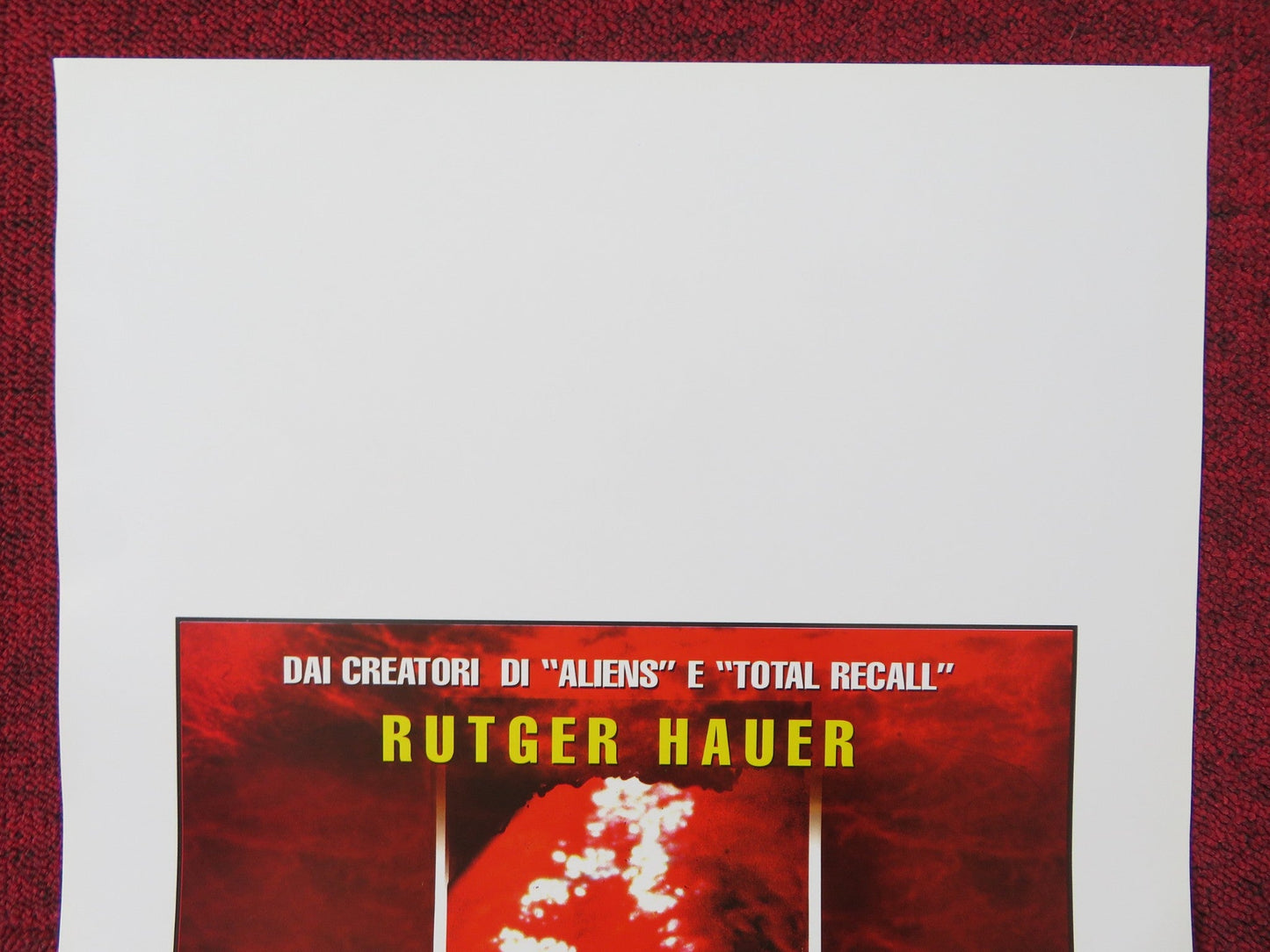 HEMOGLOBIN ITALIAN LOCANDINA POSTER RUTGER HAUER ROY DUPUIS 1997 Rendezvous Cinema Movie posters