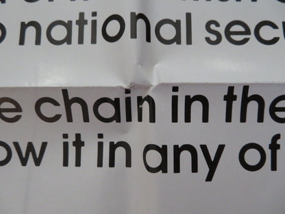 HENNESSY - STYLE B FOLDED US ONE SHEET POSTER ROD STEIGER LEE REMICK 1975 Rendezvous Cinema Movie posters